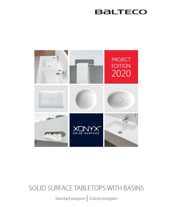 Balteco Solid Surface Tabletops with basins 2020